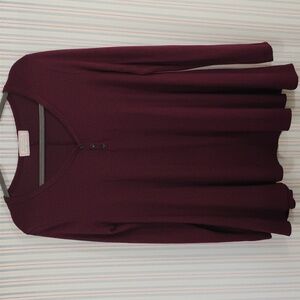 Sinuous Purple Lightweight Sweater
